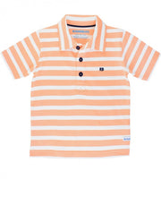 Load image into Gallery viewer, RuggedButts Peach Stripe Polo