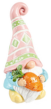 Load image into Gallery viewer, EVERGREEN ASSORTED RESIN EASTER GNOME TABLE DÉCOR