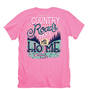 It's A Girl Thing Country Roads Short Sleeve T-Shirt