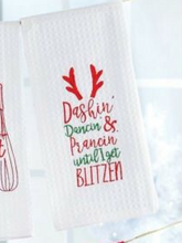 Load image into Gallery viewer, Mud Pie Christmas Waffle Towels