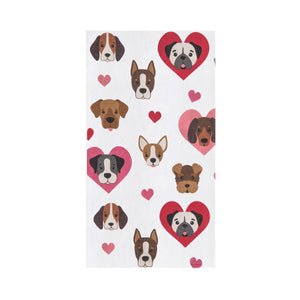 Valentine's Day Puppy Love Kitchen Towel