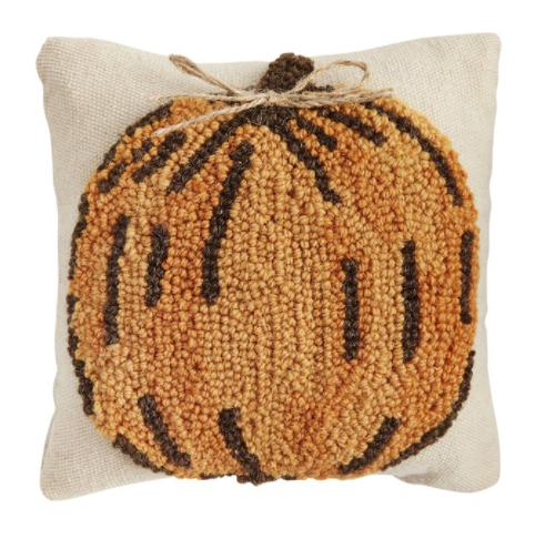 Mud Pie Assorted Mini Fall Hooked Pillows