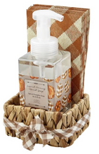 Load image into Gallery viewer, Mud Pie Fall Soap &amp; Guest Towel Baskets