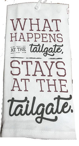 FANFARE USC WHAT HAPPENS AT THE TAILGATE TOWEL