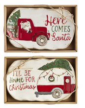 Load image into Gallery viewer, Mud Pie Farm Christmas Sentiment Trays