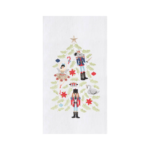 Christmas Nutcrackers Tree Kitchen Towel