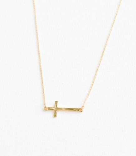 Michelle McDowell Gold Cross Necklace