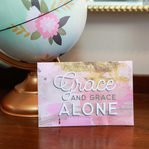 Bridgewater Candle Company “Grace Alone” Inspirational Quote Sweet Grace Scented Sachet