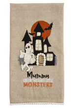 Load image into Gallery viewer, Mud Pie Halloween Embellished Towels