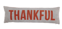Load image into Gallery viewer, Mud Pie Happy Haunting/ Thankful Reversible Pillow