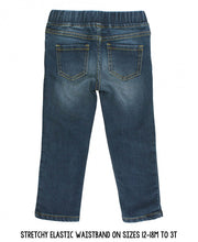 Load image into Gallery viewer, Ruffle Butts Toddler Wash Denim Hearts Jeggings