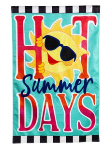 Evergreen Hot Summer Days House Flag