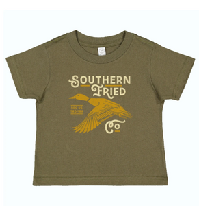 Southern Fried Cotton Toddler In Flight Short Sleeve T-Shirt