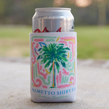 Load image into Gallery viewer, Palmetto Shirt Co. Palmetto Watercolor Reversible Koozie