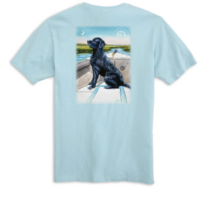 Local Boy Outfitters Lab Aboard T-Shirt in Chambray