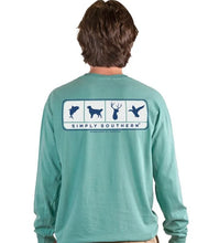 Load image into Gallery viewer, SIMPLY SOUTHERN COLLECTION MULTI LOGO LONG SLEEVE T-SHIRT