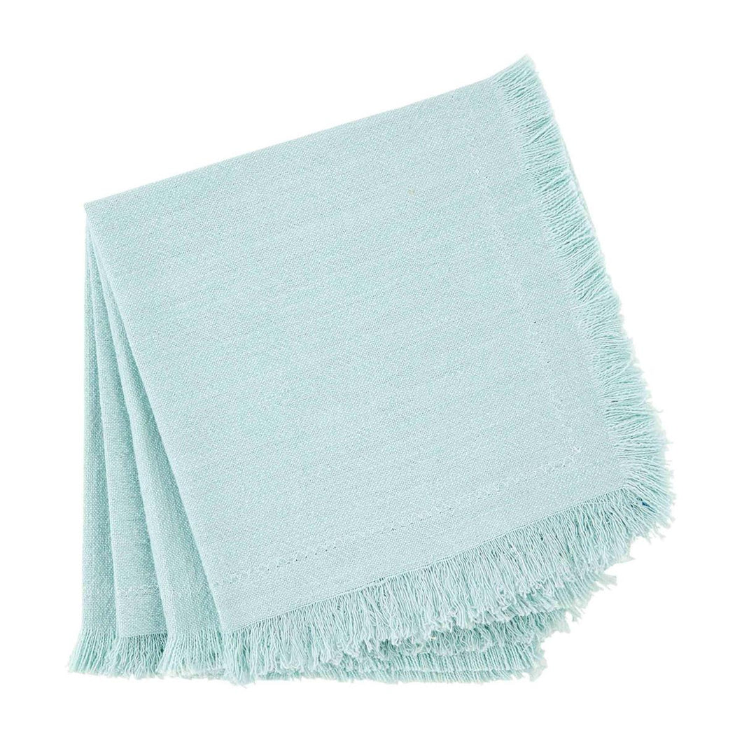 MUD PIE BLUE SPRING CLOTH NAPKINS