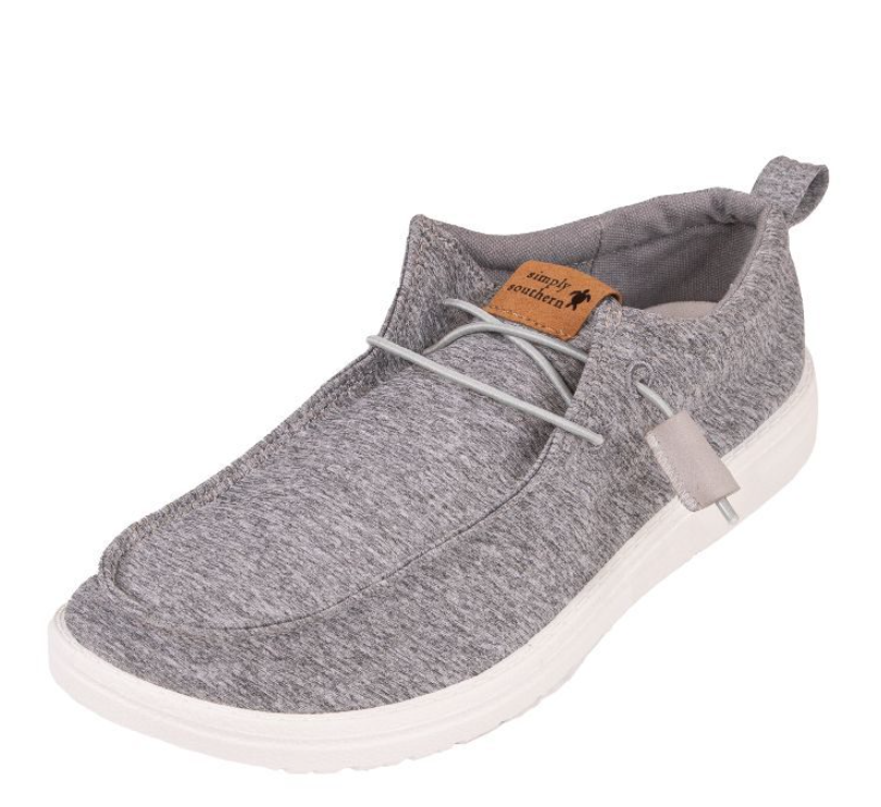SIMPLY SOUTHERN COLLECTION WOMEN'S SLIP ON SHOES - HEATHER GRAY