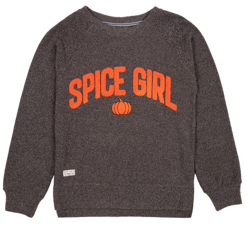 SIMPLY SOUTHERN COLLECTION SPICE GIRL CLASSIC TERRY CREW SWEATSHIRT
