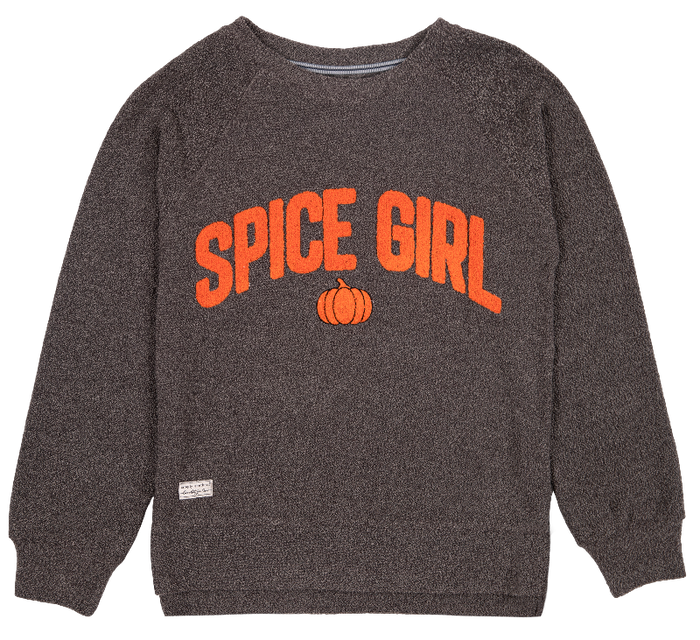 SIMPLY SOUTHERN COLLECTION SPICE GIRL CLASSIC TERRY CREW SWEATSHIRT