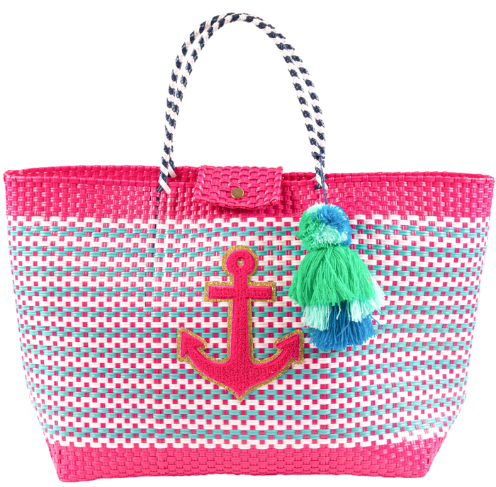 SIMPLY SOUTHERN COLLECTION CALABASH TOTE - ANCHOR