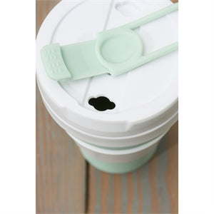 Evergreen Collapsible 16 oz. Silicone Beverage Cup