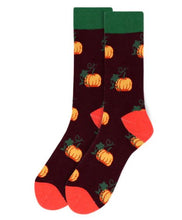Load image into Gallery viewer, Parquet Men&#39;s Pumpkin Novelty Socks