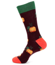 Load image into Gallery viewer, Parquet Men&#39;s Pumpkin Novelty Socks
