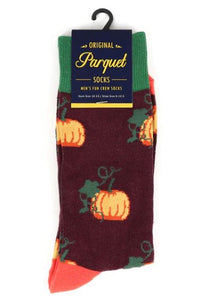 Parquet Men's Pumpkin Novelty Socks