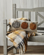 Load image into Gallery viewer, Mud Pie Pumpkin Trio Hooked Pillow