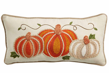 Load image into Gallery viewer, Mud Pie Embroidered Pumpkin Pillows