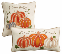 Load image into Gallery viewer, Mud Pie Embroidered Pumpkin Pillows