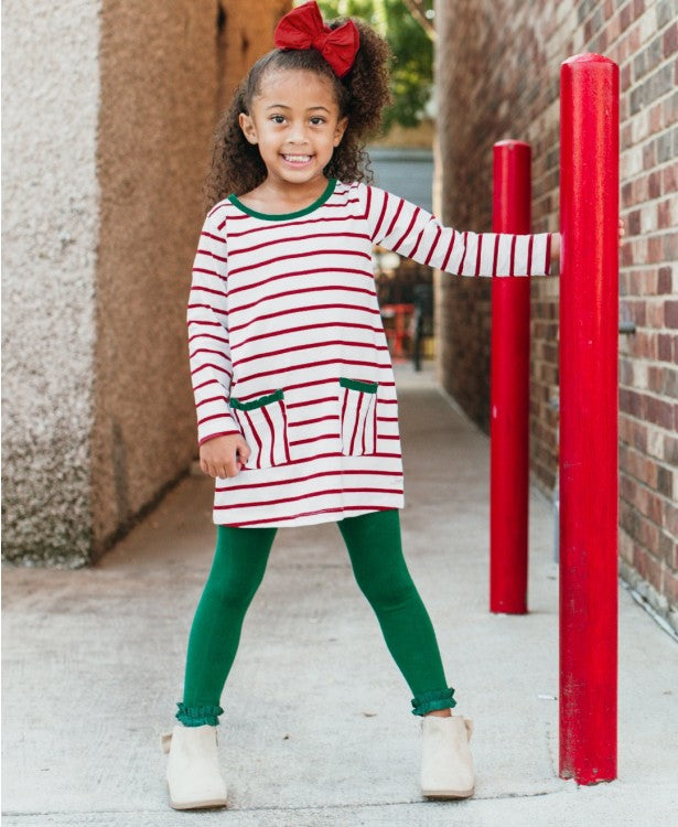 Holiday Sparkle Footless Tights - Best Dressed Tot - Baby and