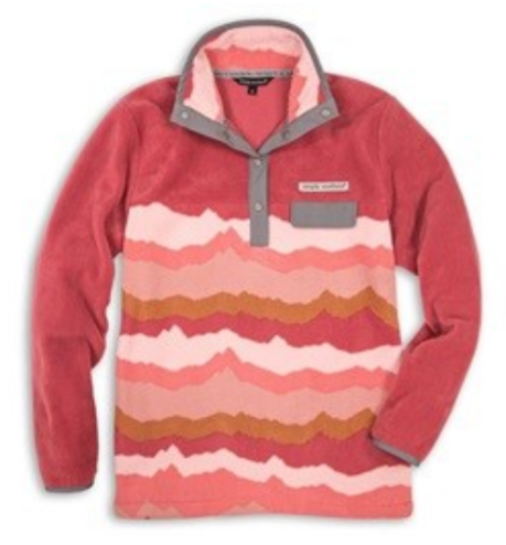 SIMPLY SOUTHERN COLLECTION MOUNTIAN SIMPLY FLEECE PULLOVER