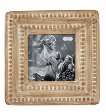 Load image into Gallery viewer, Mud Pie Fall Small Beaded Mango Wood Frames
