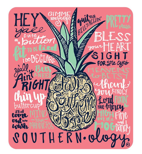 Southernology Talk Southern Coral Decal