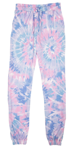 SIMPLY SOUTHERN COLLECTION PURPLE SWIRL TIEDYE JOGGER