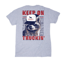 Load image into Gallery viewer, Straight Up Southern Youth Truckin Raccoon Short Sleeve T-Shirt