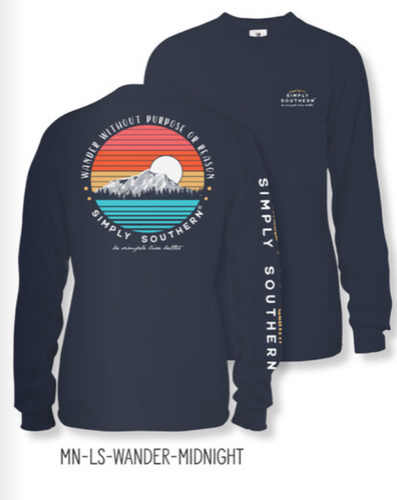 Simply Southern Collection Wander Long Sleeve T-Shirt